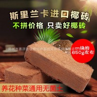 现货650g椰砖 椰糠 养花种菜基质 椰糠砖 椰粉砖 营养土 椰土